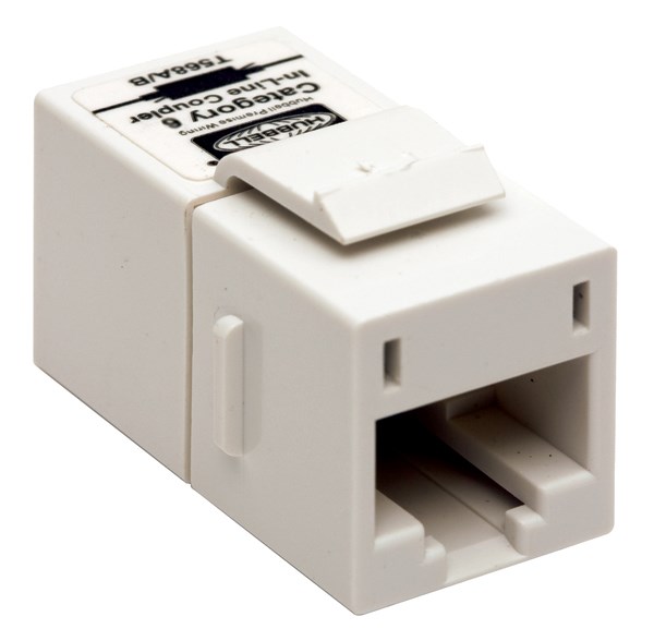 AV Connector Inline Keystone Coupler Category 6 Orange