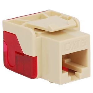 Picture of ICC IC1078L6AL Cat 6 Ez Modular Connector&#44; Almond