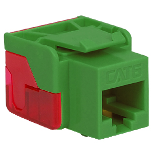 IC1078L6GN Cat 6 Ez Modular Connector, Green