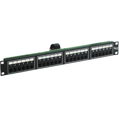 Picture of ICC ICMPPTF242 Patch Panel, Female Telco, 24-Port, 6P2C, 1 RMS