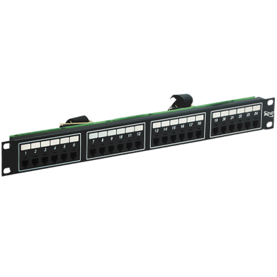 Picture of ICC ICMPPTF244 Patch Panel&#44; Female Telco&#44; 24-Port&#44; 6P4C&#44; 1 RMS