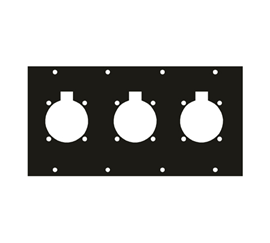 Products 4SC3 UCP Module Three Circular Flange Punchouts