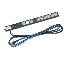 Slim Power Strip- Black