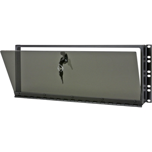 Picture of Middle Atlantic Products SECL-4 Security Cover&#44; 4 RU&#44; Hinged Plexi