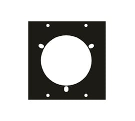 Picture of Middle Atlantic Products TW3B UCP Module&#44; 3 Bolt Twistlock Punchout