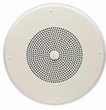 V-C806PK Round White Ceiling Speakers Talkback, 8 in.