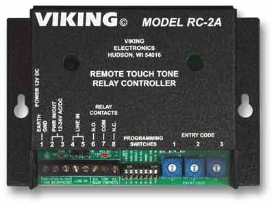 Picture of Viking Electronics RC-2A Control Relay Contacts Remotely