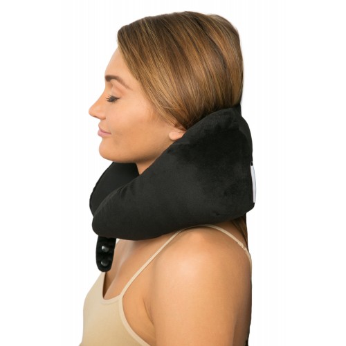Picture of Living Healthy Products FlyR-001-Blk Fly Right Travel Pillow