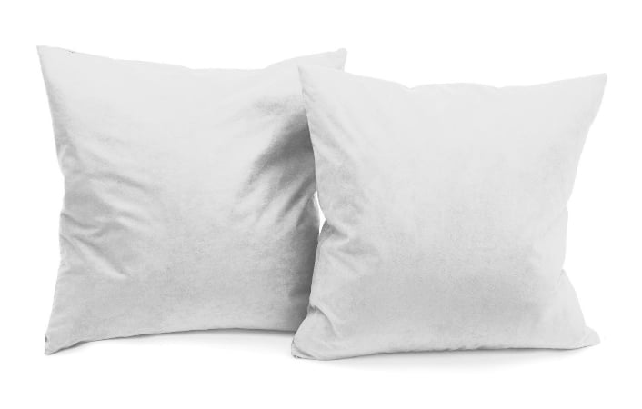MS-18x2-Grey Grey Microsuede Couch Pillows