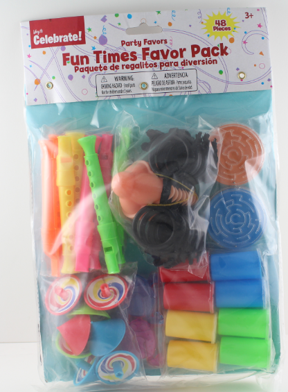 Picture of Accellorize 88527 Party Favor Fun Times Pack - 48 Piece