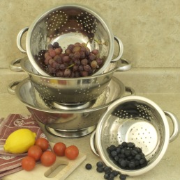 Picture of Cookpro 741 1.5 qt. Colander Set Stainless Steel - 4 Piece