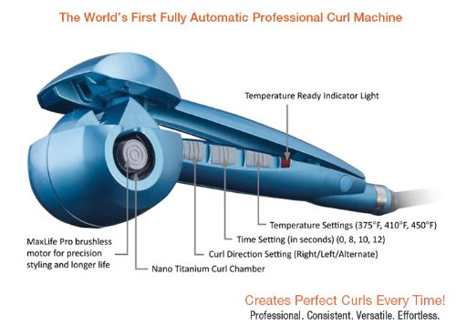 Picture of Conair BABNTMC1 Blue Miracurl Professional Curl Machine