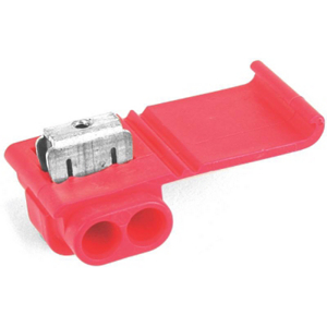 Jandorf 22-16 Ga. Insulated Wire Terminal Self-Stripping Red 2 pk