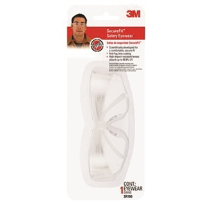 Picture of 3M SF200-WV6 Safety Eyeware- Clear AF Lens
