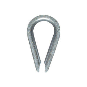 Hardware N176-800 0.18 in. Zinc Plated Rope Thimble