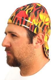 Industries Inc 55814 Multi-Colored Reversible Cotton Welding Cap- Size 7