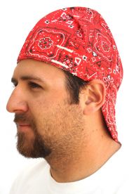 Industries Inc 55818 Multi-Colored Reversible Cotton Welding Cap- Size 7.5