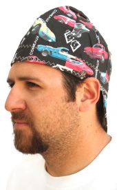 Industries Inc 55820 Multi-Colored Reversible Cotton Welding Cap- Size 7.75