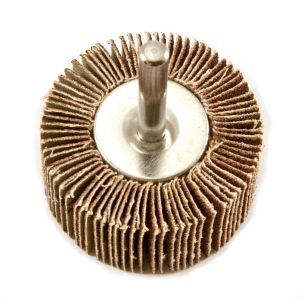 Industries Inc 60185 Flap Wheel Shank Mounted 80 Grit, 2 x 1 in.