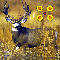 Picture of American Whitetail 8382 18 x 18 in. Tough Target Face&#44; Mule Deer