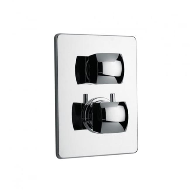 Latoscana 89PW691 Lady Brushed Nickel 0.75 in. Thermostatic Mixer Set With Vo...