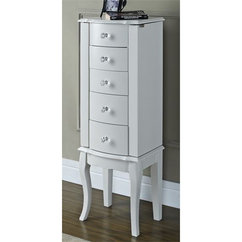 Picture of Powell 929-521 White Jewelry Armoire