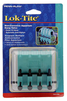 Picture of Penn Plax VN4 Lok-Tite Plastic Valves - 4 Gang Valve