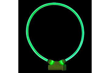 Picture of Red Dingo LT-ZZ-GR-LG Lumitube Illuminated Dog Safety Collar&#44; Bright Green - Large To XL