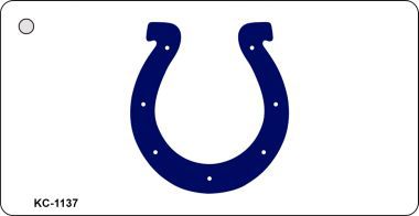 SMART BLONDE Horse Shoe Novelty Aluminum Key Chain KC-1137