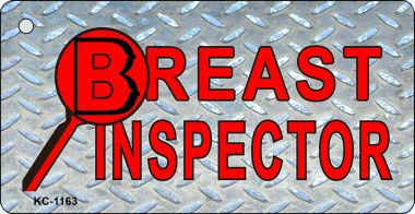 KC-1163 Breast Inspector Novelty Key Chain
