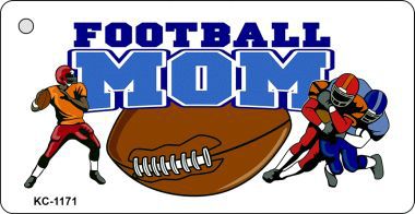 KC-1171 Football Mom Novelty Key Chain