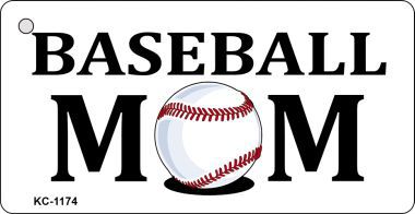 KC-1174 Baseball Mom Novelty Key Chain
