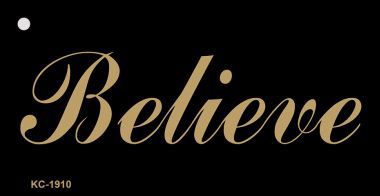 KC-1910 Believe Novelty Key Chain