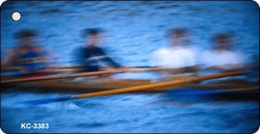 KC-3383 Blurred Rowers Novelty Key Chain