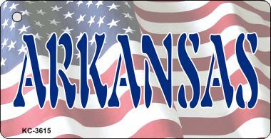 KC-3615 Arkansas Novelty Key Chain