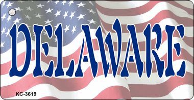 KC-3619 Delaware Novelty Key Chain