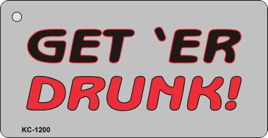 KC-1200 Geter Drunk Novelty Key Chain