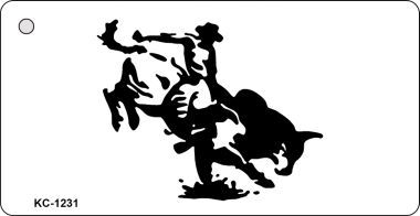 KC-1231 Bull Rider Novelty Key Chain