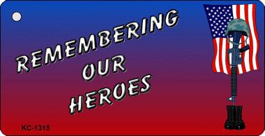 KC-1315 Remembering Our Heroes Novelty Key Chain