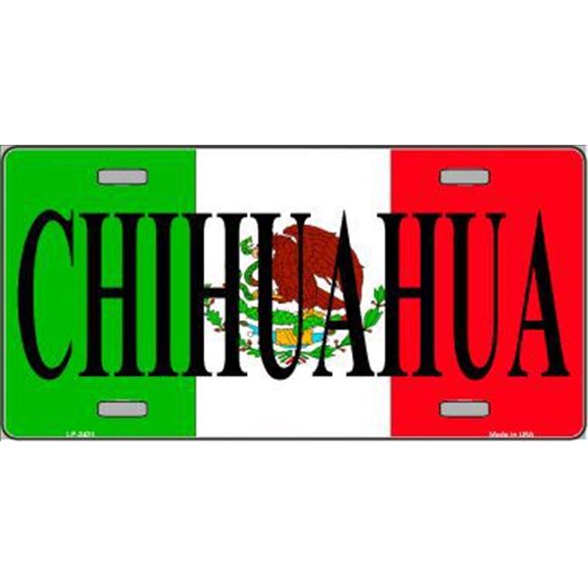 Smart Blonde LP-3431 Chihuahua Metal Novelty License Plate