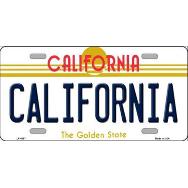 Smart Blonde LP-4897 California Novelty Metal License Plate