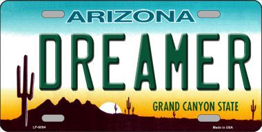 LP-6094 Arizona Dreamer Novelty Metal License Plate