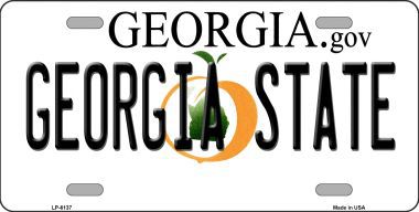 LP-6137 Georgia State Novelty Metal License Plate