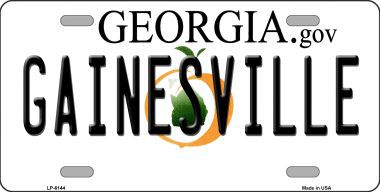 LP-6144 Gainesville Georgia Novelty Metal License Plate
