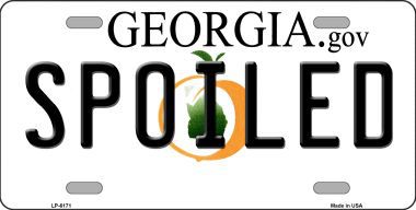 LP-6171 Spoiled Georgia Novelty Metal License Plate