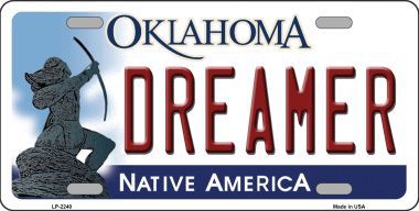 LP-6240 Dreamer Oklahoma Novelty Metal License Plate