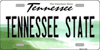 LP-6413 Tennessee State Novelty Metal License Plate