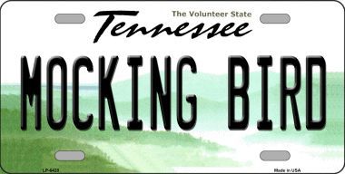 LP-6420 Mocking Bird Tennessee Novelty Metal License Plate