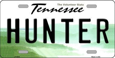 LP-6434 Hunter Tennessee Novelty Metal License Plate