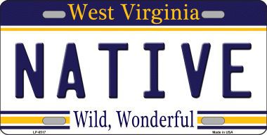LP-6517 Native West Virginia Novelty Metal License Plate